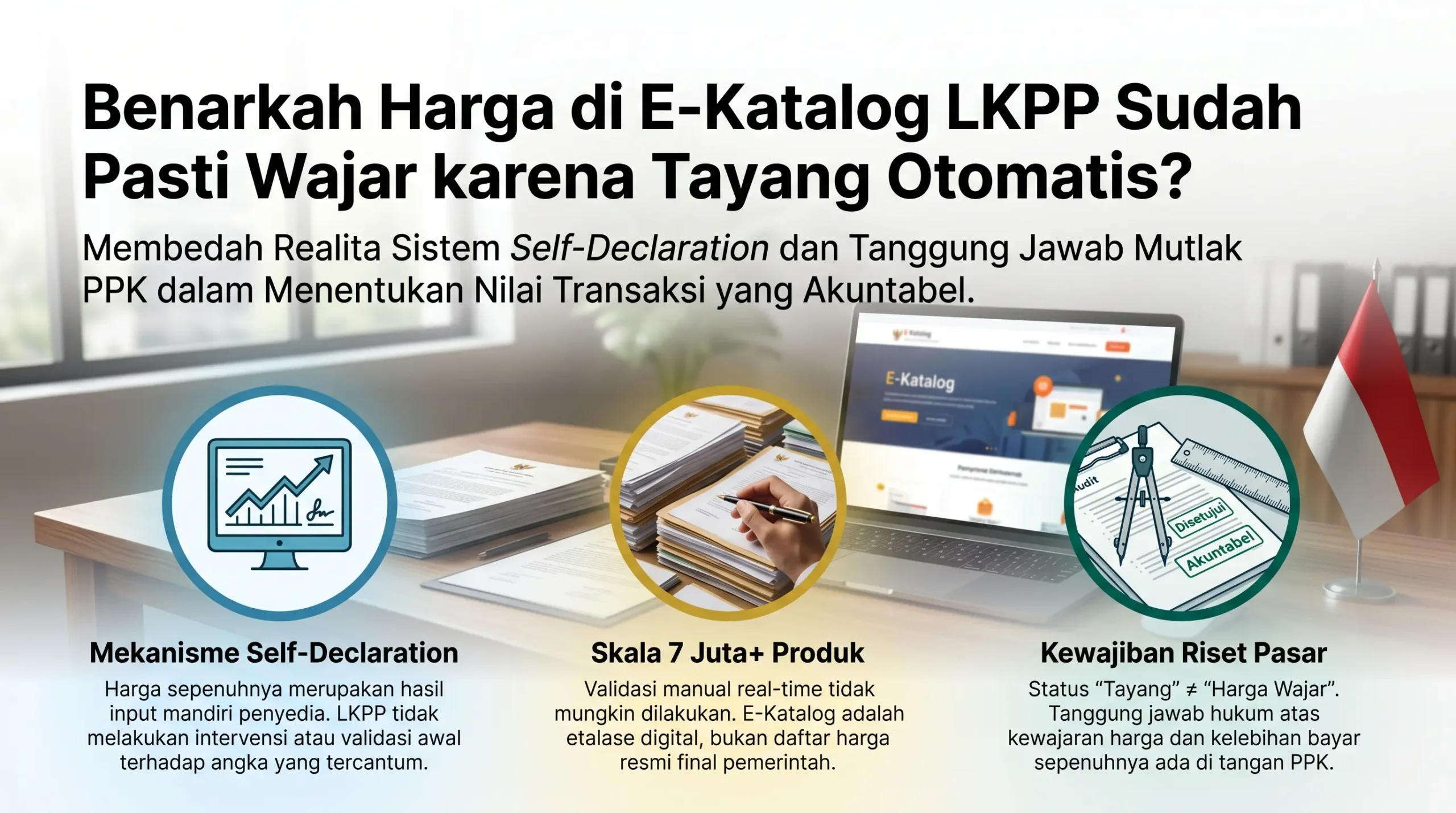 benarkah harga di e katalog lkpp sudah pasti wajar karena tayang otomatis