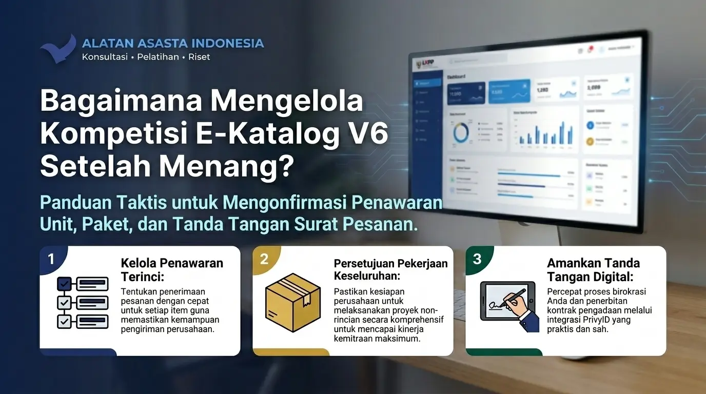 bagaimana cara kelola kompetisi e katalog v6 setelah menang