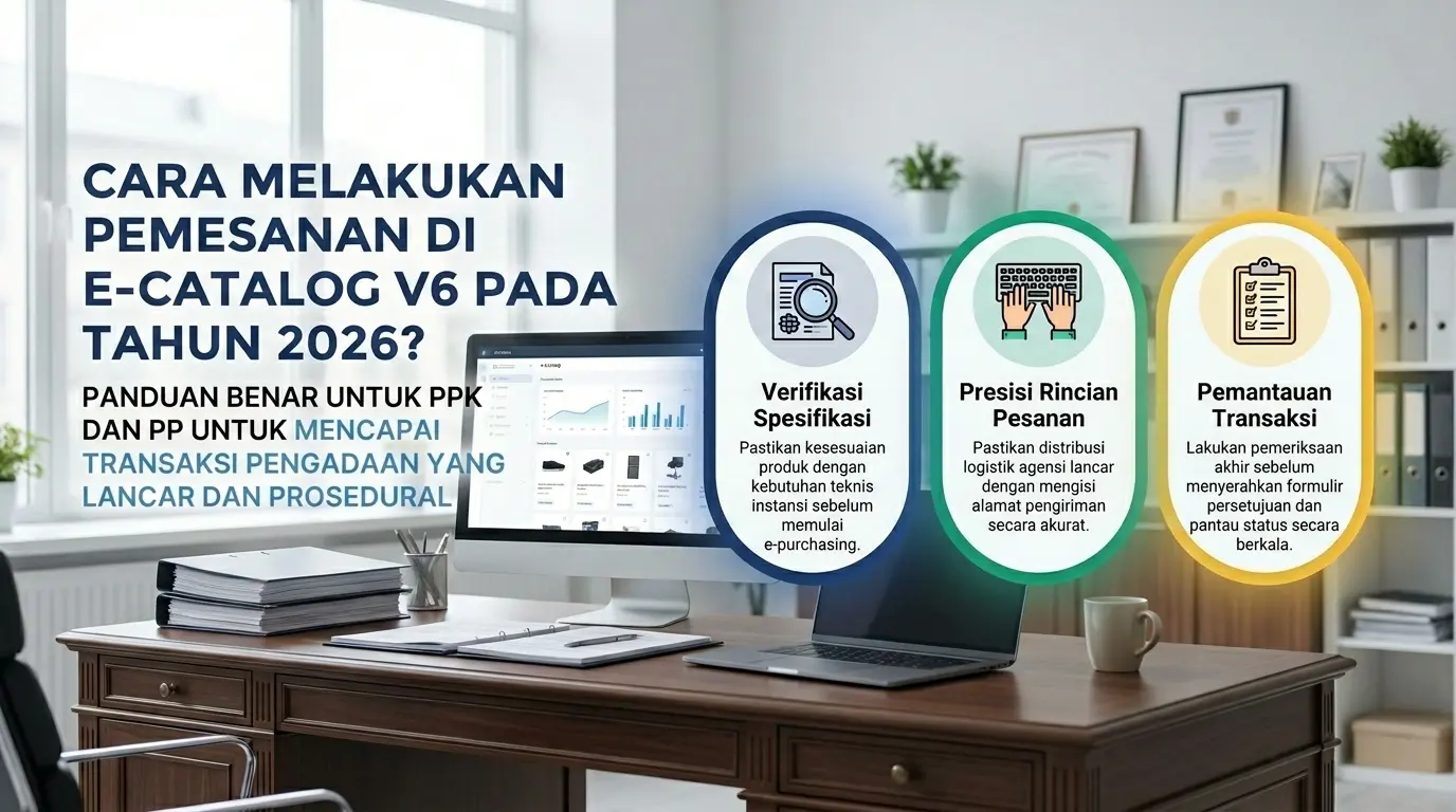 bagaimana cara membuat pesanan di e katalog v6 tahun 2026