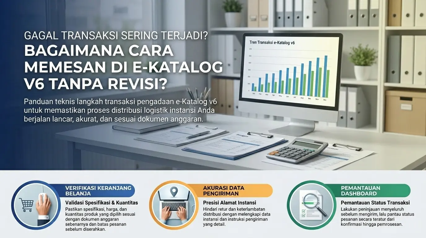 sering gagal transaksi bagaimana cara membuat pesanan di e katalog v6 tanpa revisi