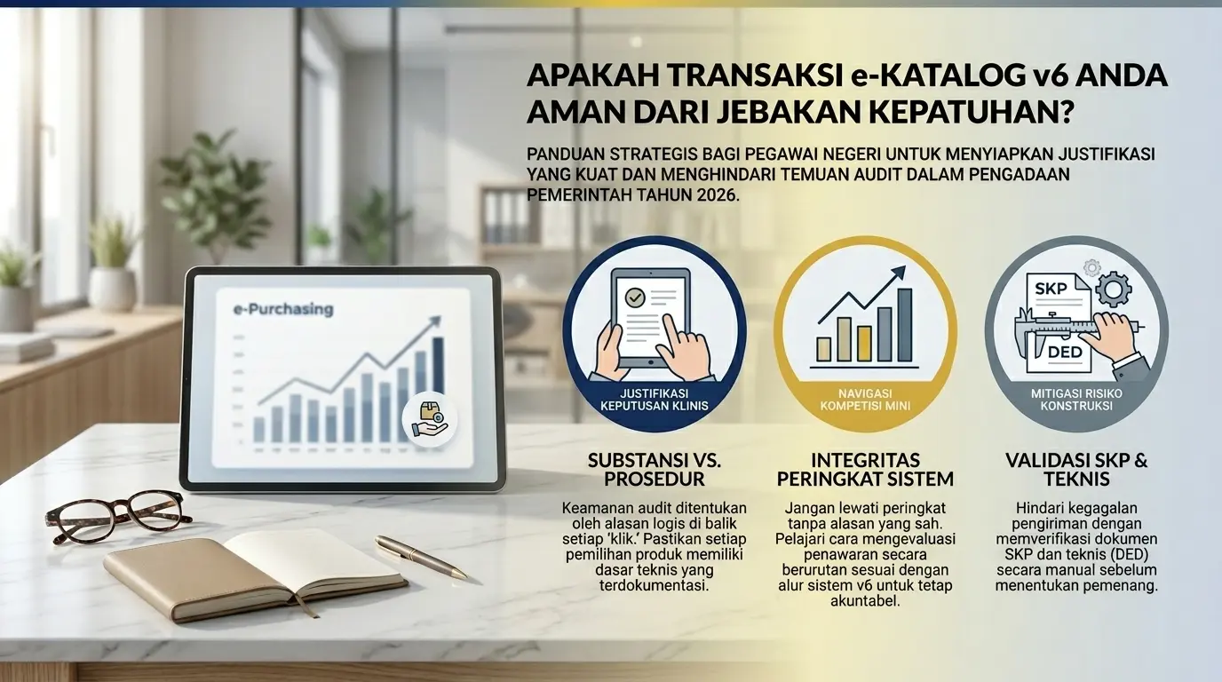 sudah amankah transaksi e katalog v6 anda dari jebakan 'compliance trap'