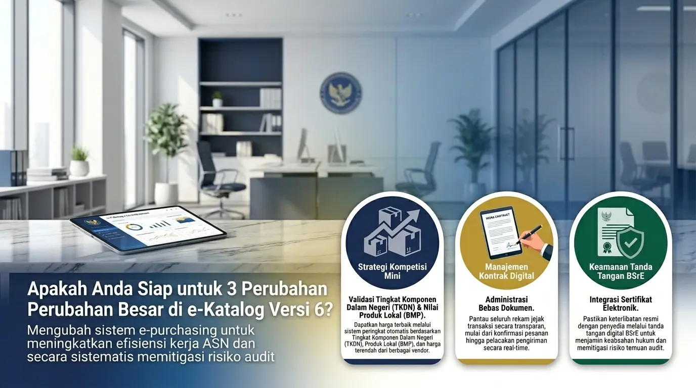 sudah siapkah anda menghadapi 3 perubahan besar pada e katalog versi 6