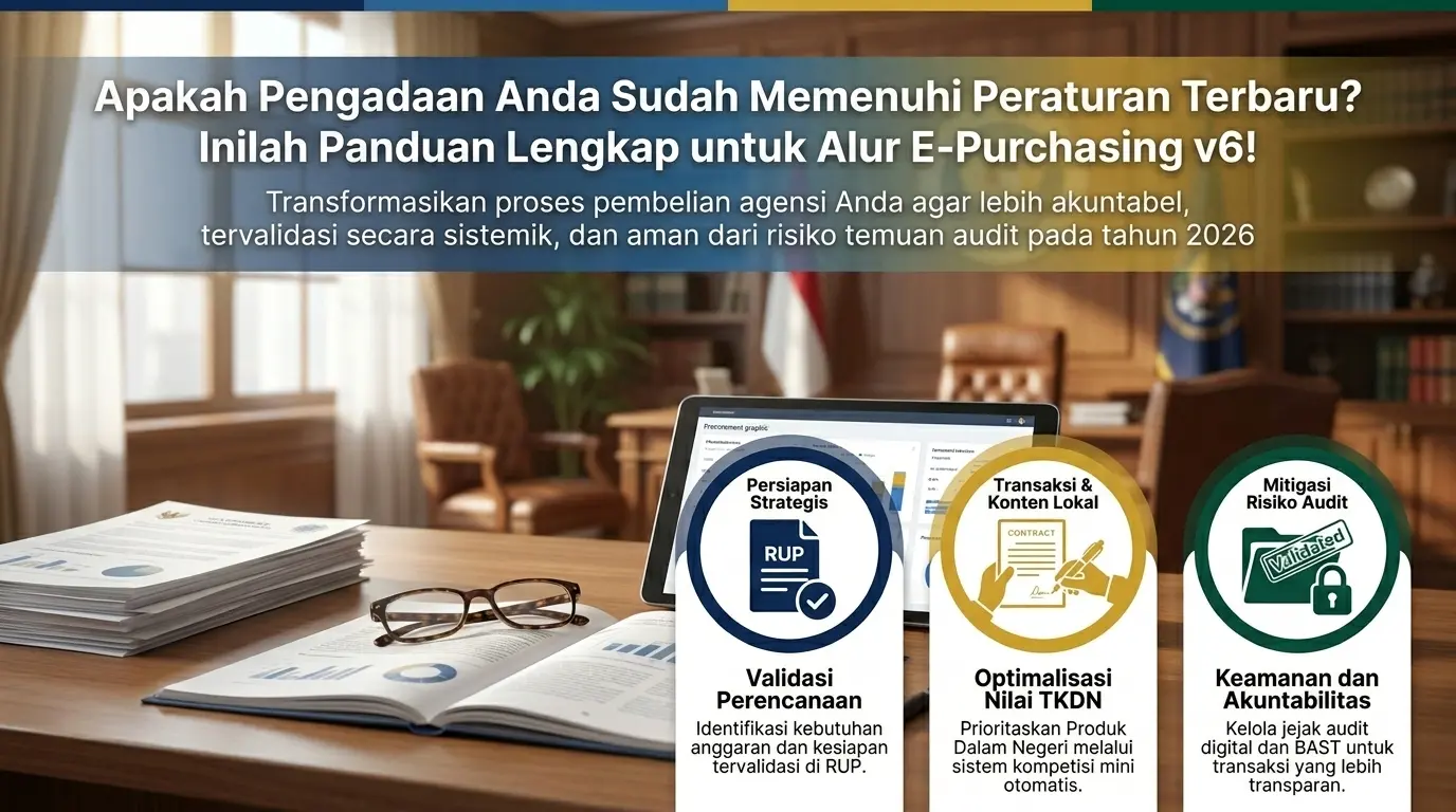 sudahkah pengadaan anda sesuai regulasi terbaru inilah panduan lengkap alur e purchasing v6!