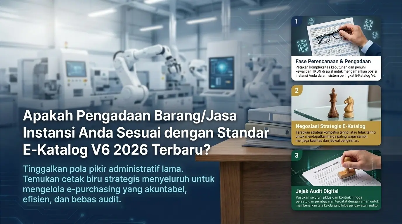 sudahkah pengadaan instansi anda sesuai standar e katalog v6 terbaru 2026