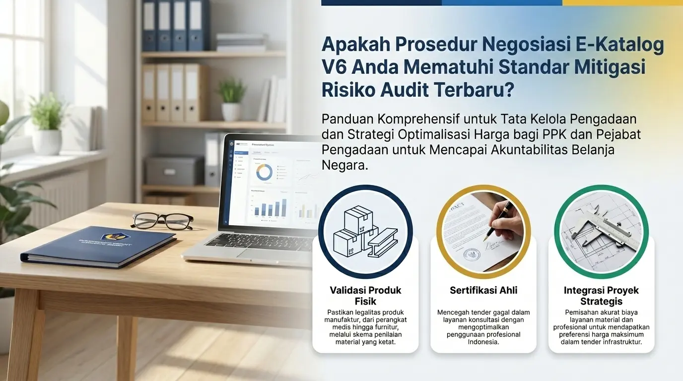 sudahkah prosedur negosiasi e katalog v6 anda sesuai dengan standar mitigasi risiko audit terbaru