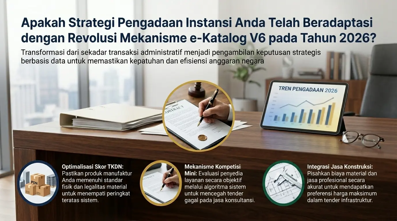 sudahkah strategi pengadaan instansi anda beradaptasi dengan revolusi mekanisme e katalog v6 di tahun 2026