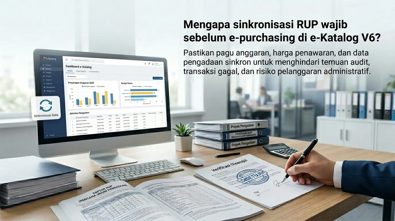 Home mengapa sinkronisasi rup wajib dilakukan sebelum e purchasing di e katalog v6