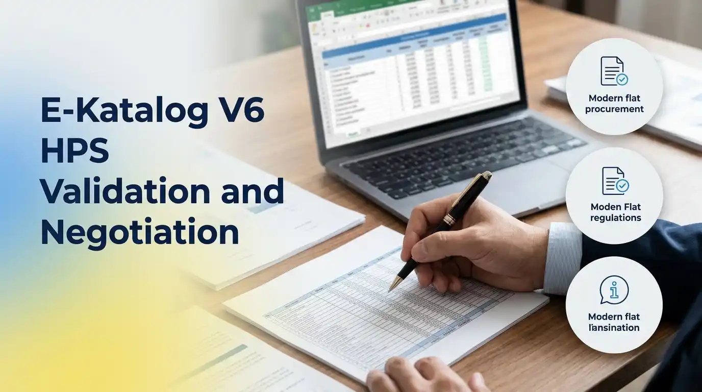 aturan validasi hps dan format excel rincian pada negosiasi e katalog v6