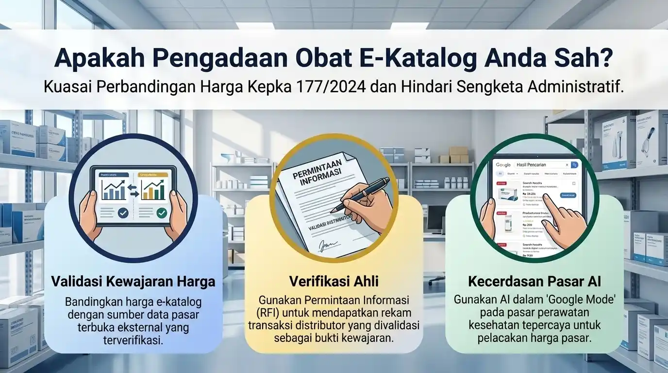 cara benar mencari pembanding harga e katalog v6 untuk pengadaan obat & alkes