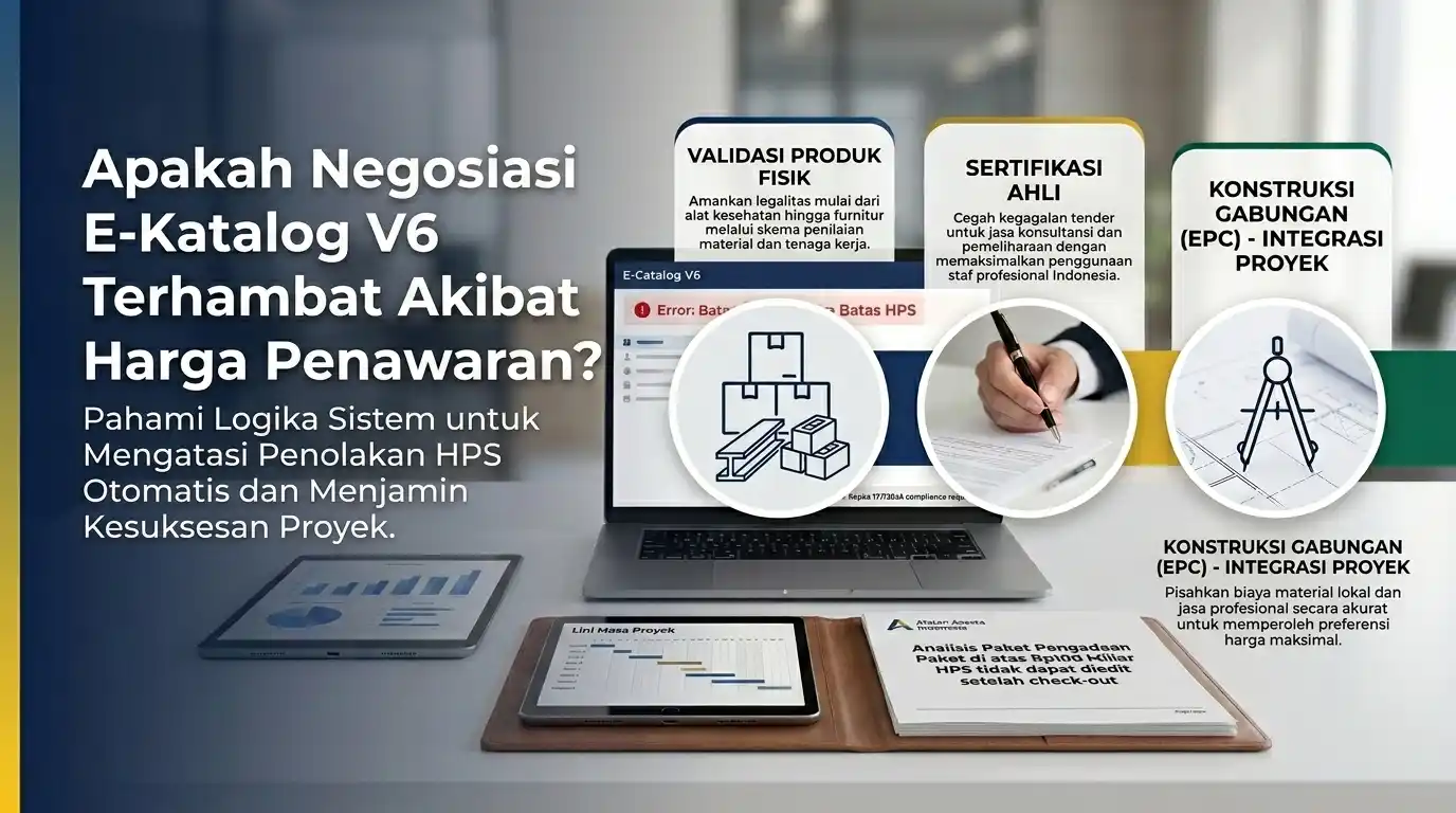 solusi menangani harga balasan vendor yang tertolak pagar hps negosiasi e katalog v6